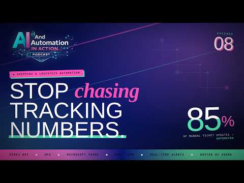 AAIA - Episode 8 - Revolutionizing Package Tracking Using AI Integration on AI Automation in Action